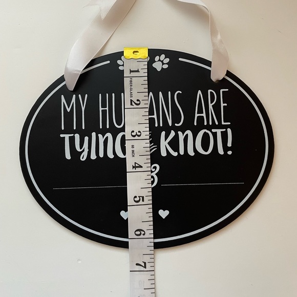 NWOT Pets Wedding Announcement Chalkboard - Picture 4 of 4